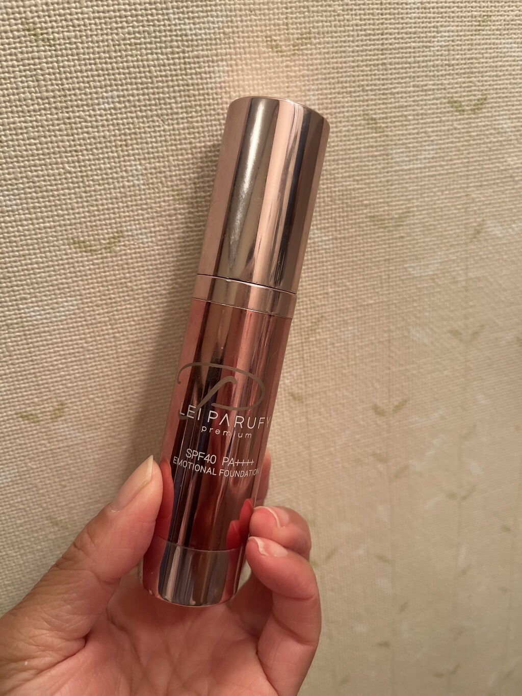 プレミアムエモーショナルファンデーション/LEI PARUFY/リキッドファンデーションを使ったクチコミ（1枚目）