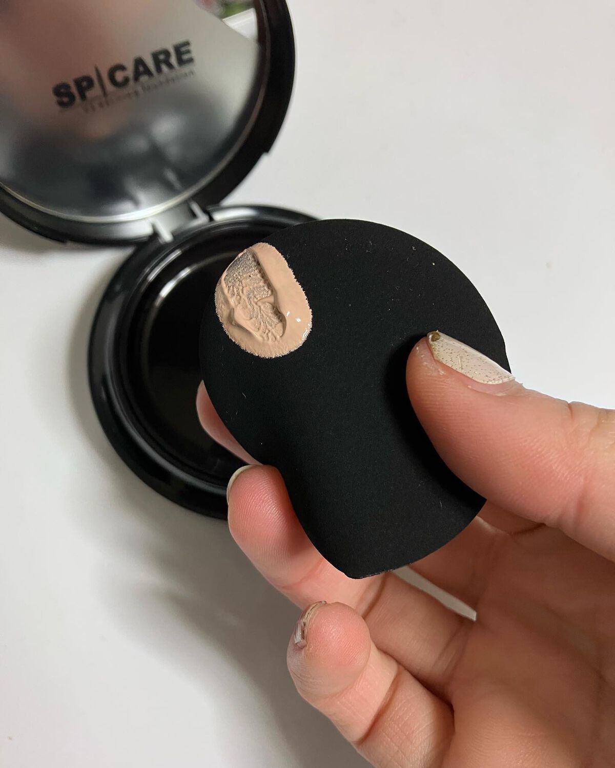 V3 エキサイティングファンデーション/SPICARE/クッションファンデーションを使ったクチコミ(5枚目)