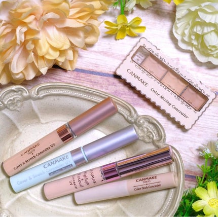 カラーミキシングコンシーラー/キャンメイク/パレットコンシーラーを使ったクチコミ(1枚目)