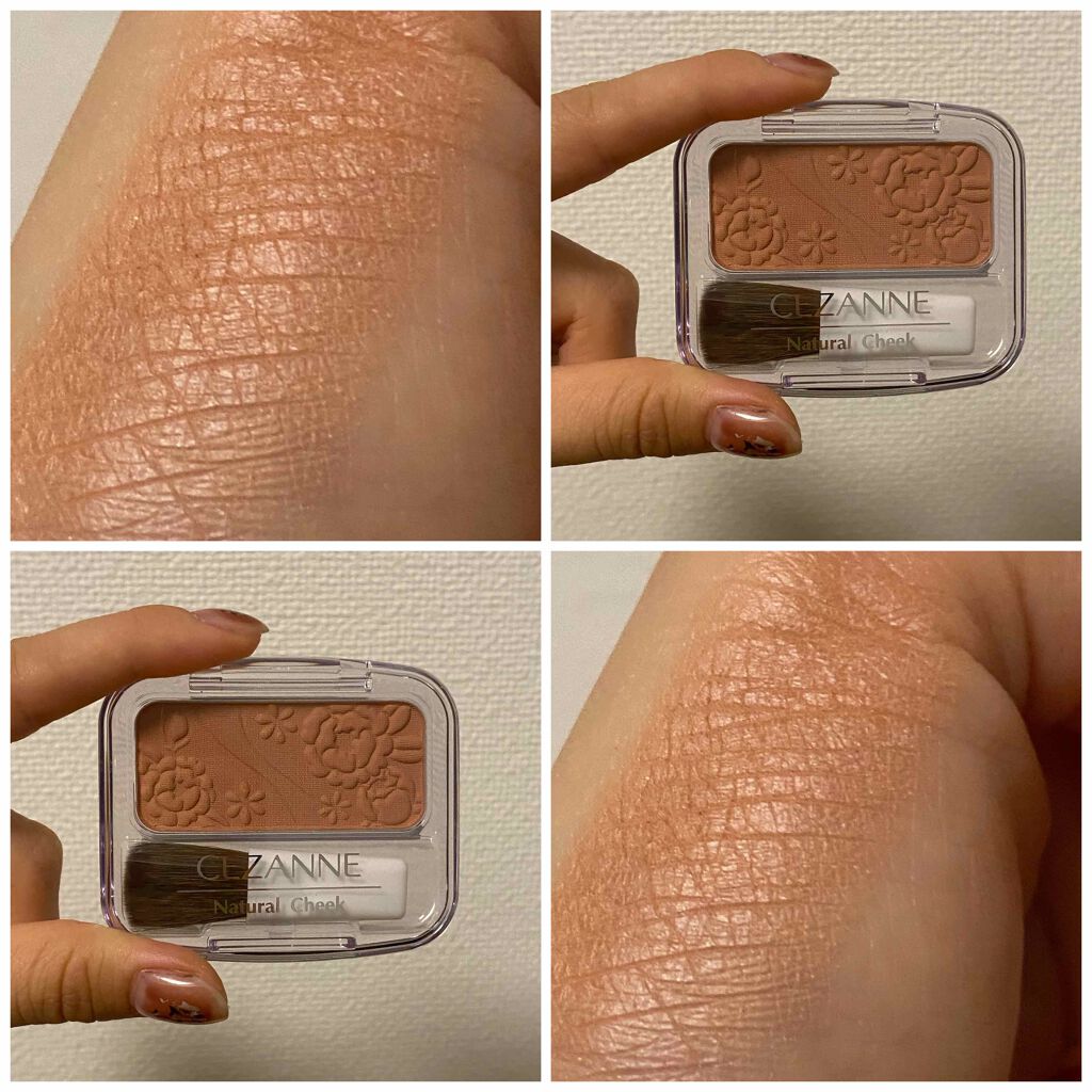 ナチュラル チークN/CEZANNE/パウダーチークを使ったクチコミ（2枚目）
