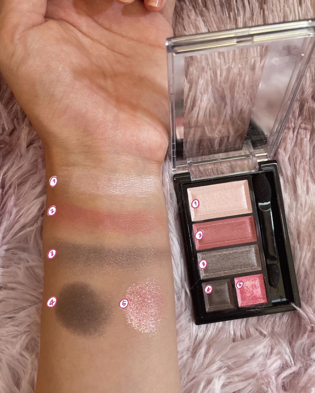 ショコラスウィート アイズ/リンメル ロンドン/アイシャドウパレットを使ったクチコミ(2枚目)