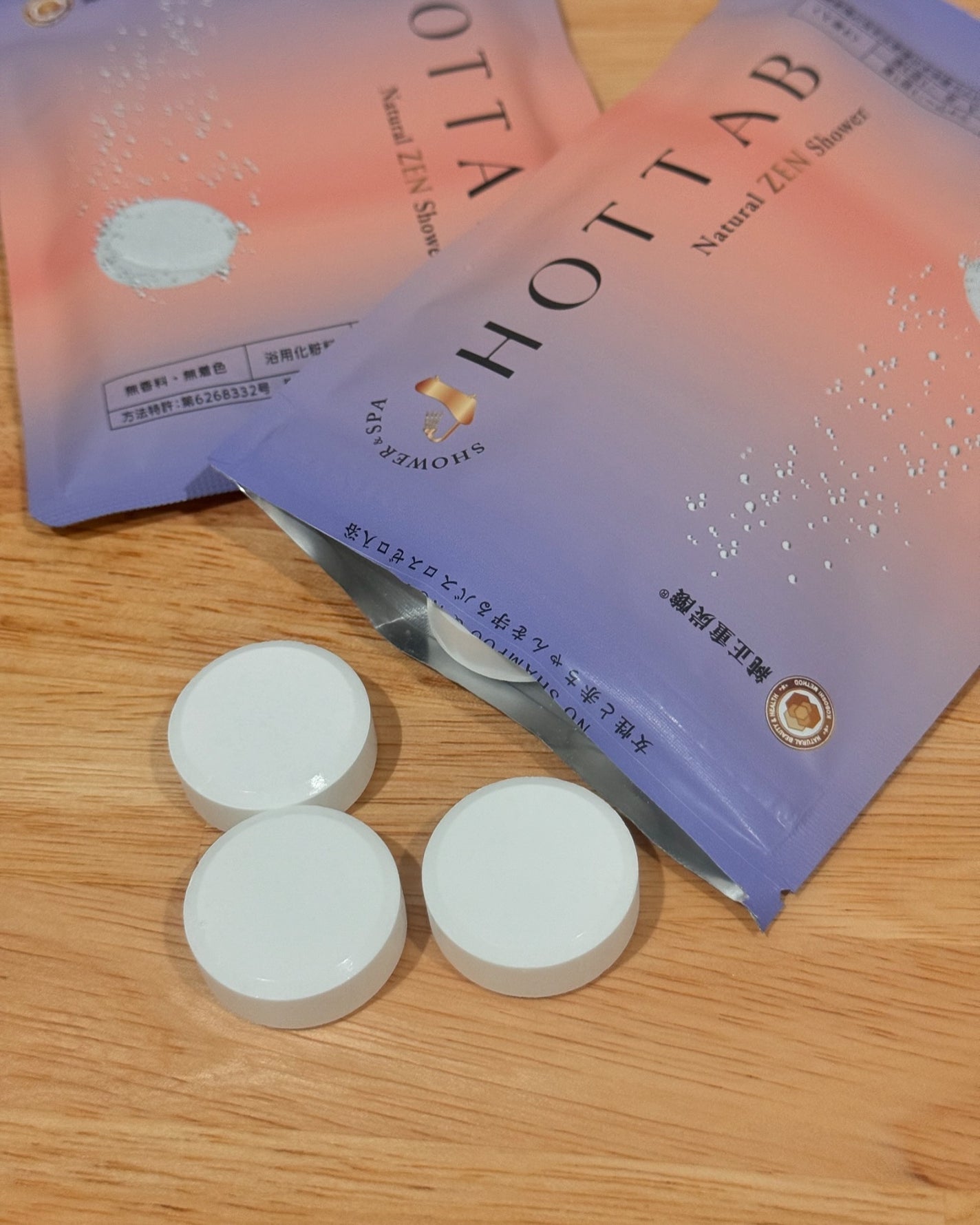 HOT TAB NATURAL ZEN SHOWER/HOT TAB/炭酸系入浴剤を使ったクチコミ(5枚目)