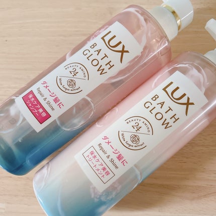 バスグロウ リペア&シャイン シャンプー/トリートメント/LUX/シャンプー・コンディショナーを使ったクチコミ(1枚目)