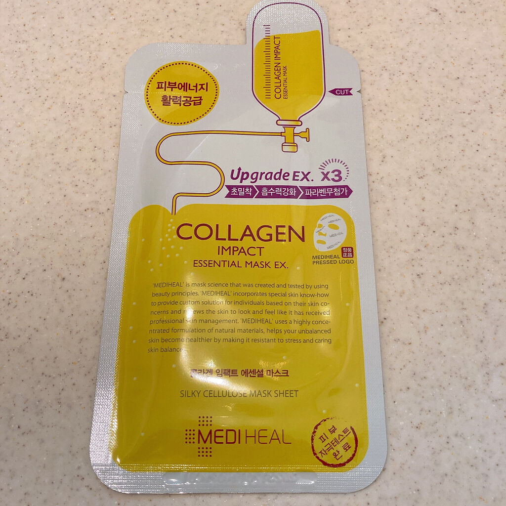 コラーゲン インパクト エッセンシャルマスクEX/MEDIHEAL/シートマスク・パックを使ったクチコミ（1枚目）