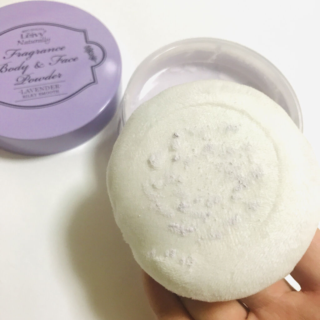 フレグランス ボディ＆フェイスパウダー ラベンダー 23g/Leivy/ルースパウダーを使ったクチコミ（2枚目）