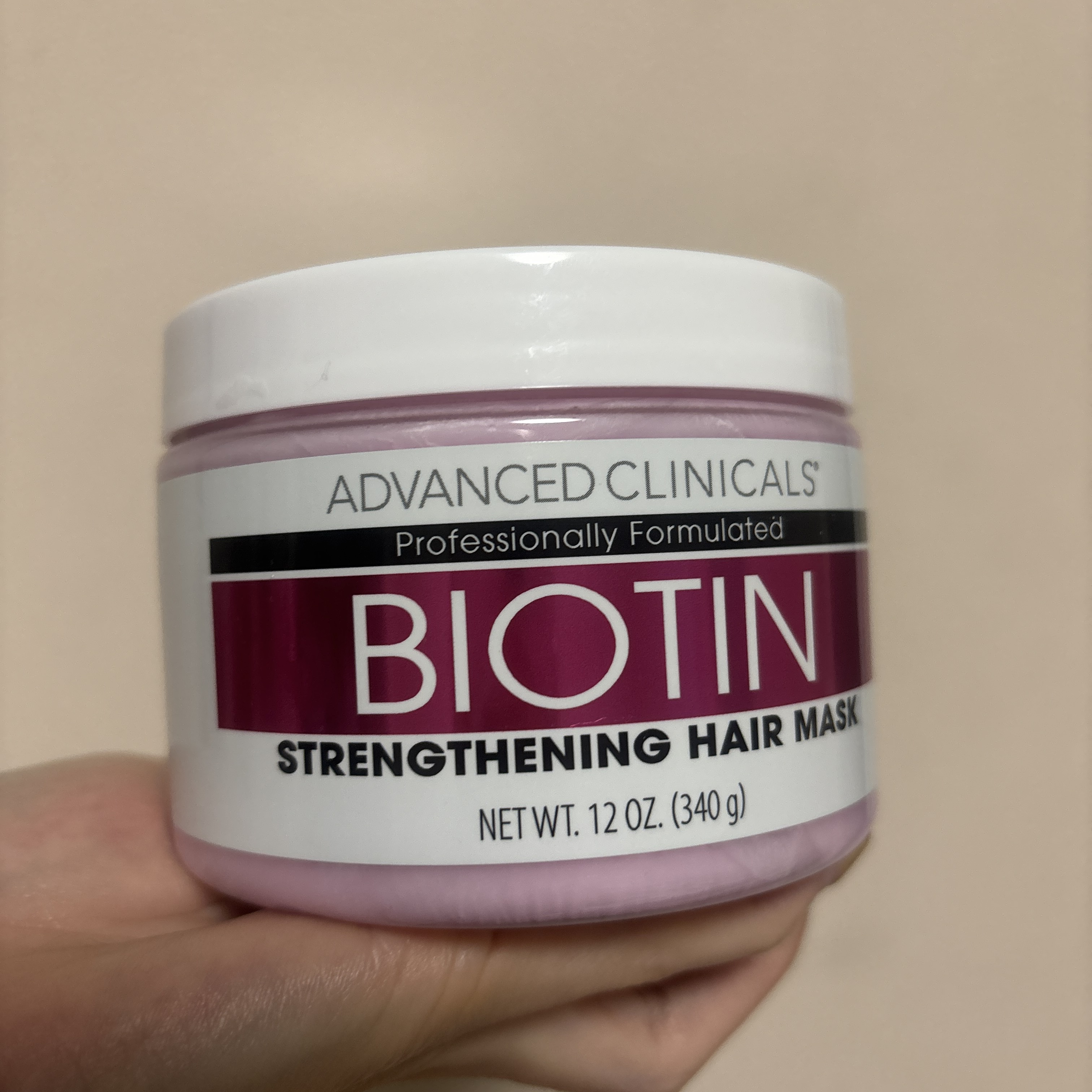 BIOTIN anti-breakage hair mask/ADVANCED CLINICALS/洗い流すヘアトリートメントを使ったクチコミ（1枚目）