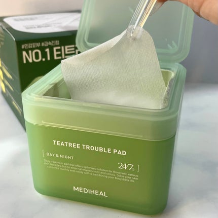 ティーツリー トラブルパッド/MEDIHEAL/トナーパッドを使ったクチコミ(7枚目)