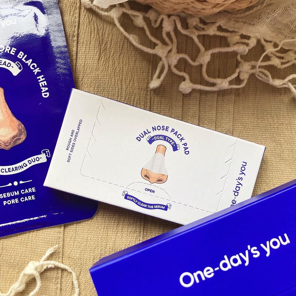 ノーモアブラックヘッド+専用デュアルコットンセット/One-day's you/スクラブ・ゴマージュを使ったクチコミ（3枚目）