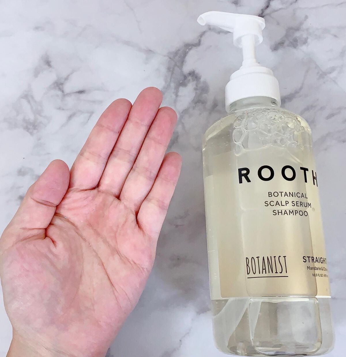ルース ボタニカルスカルプセラム シャンプー・トリートメント(ストレート)/BOTANIST/市販シャンプーを使ったクチコミ(4枚目)
