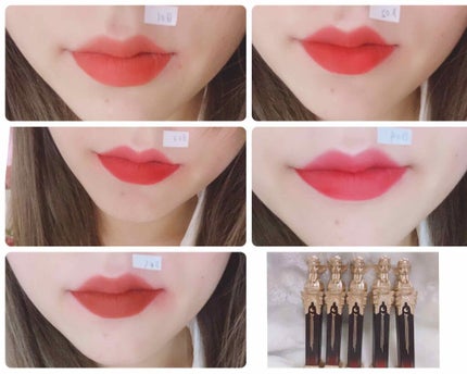 リトルエンジェルフェザーマットリップ/FlowerKnows/口紅を使ったクチコミ(2枚目)