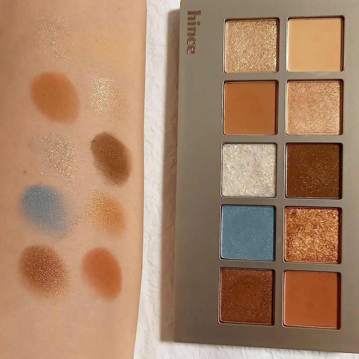 ニューデップスアイシャドウパレット/hince/アイシャドウパレットを使ったクチコミ(4枚目)