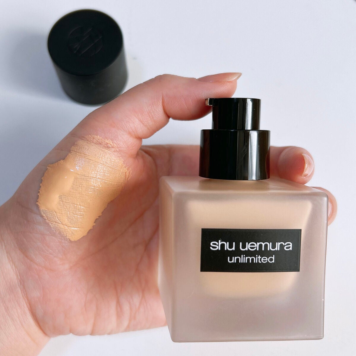 (旧)アンリミテッド ラスティング フルイド/shu uemura/リキッドファンデーションを使ったクチコミ(2枚目)