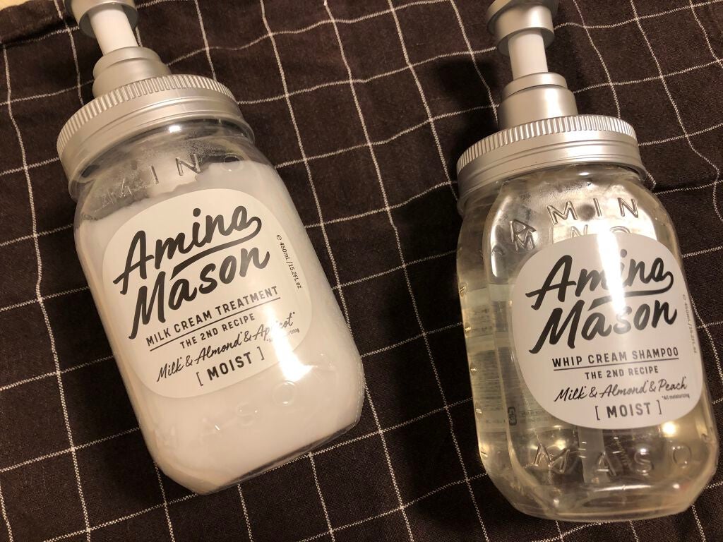 アミノメイソン ディープモイスト ホイップクリーム シャンプー/ミルククリーム ヘアトリートメント/アミノメイソン/市販シャンプーを使ったクチコミ(1枚目)