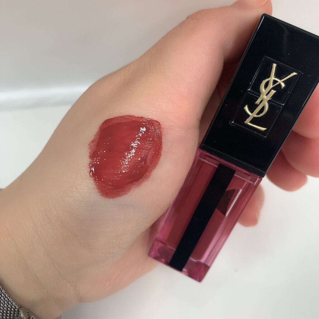 ルージュ ピュールクチュール ヴェルニ ウォーターステイン/YVES SAINT LAURENT BEAUTE/口紅を使ったクチコミ(1枚目)