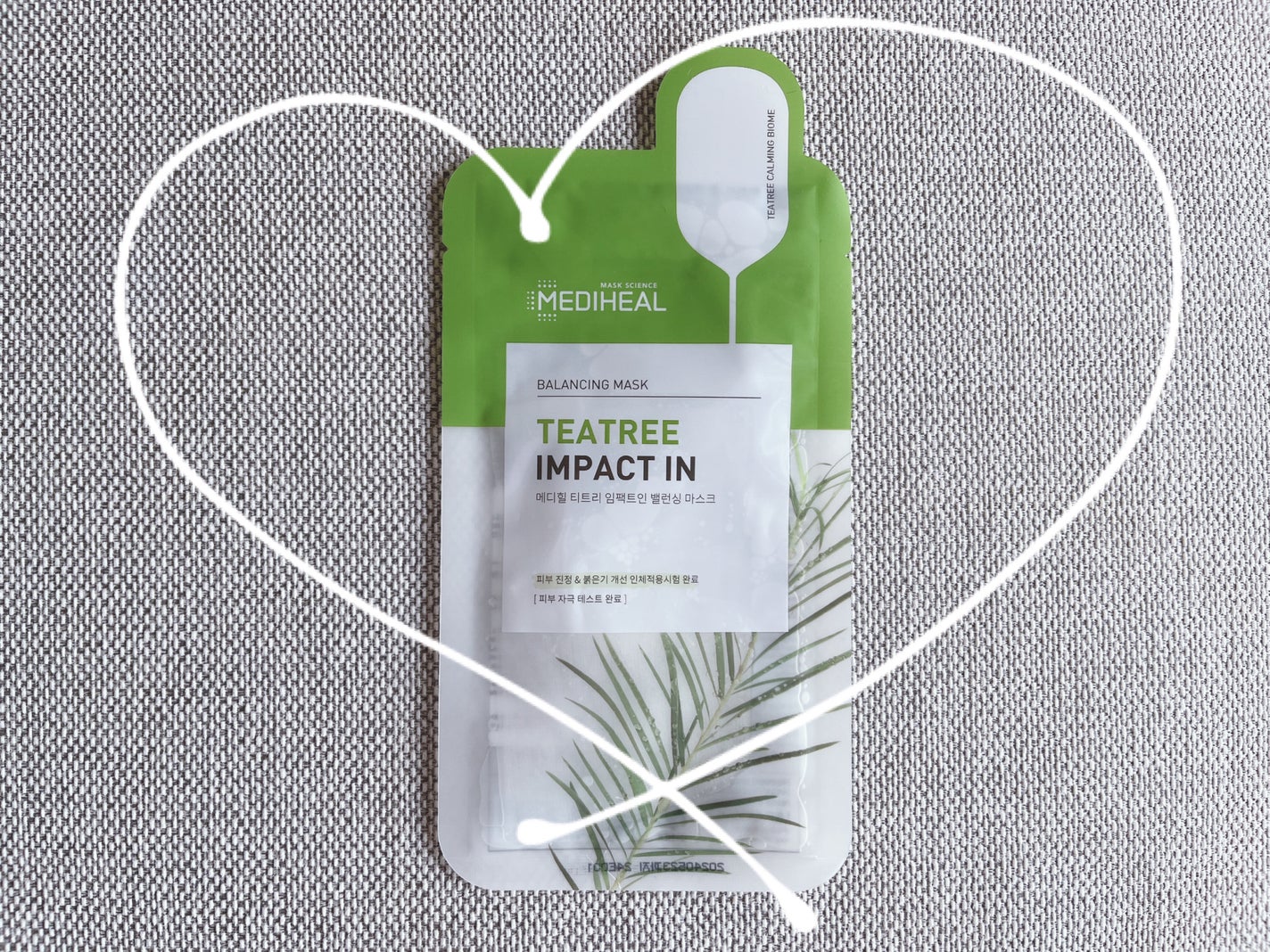 ティーツリーインパクトイン/MEDIHEAL/シートマスク・パックを使ったクチコミ(1枚目)