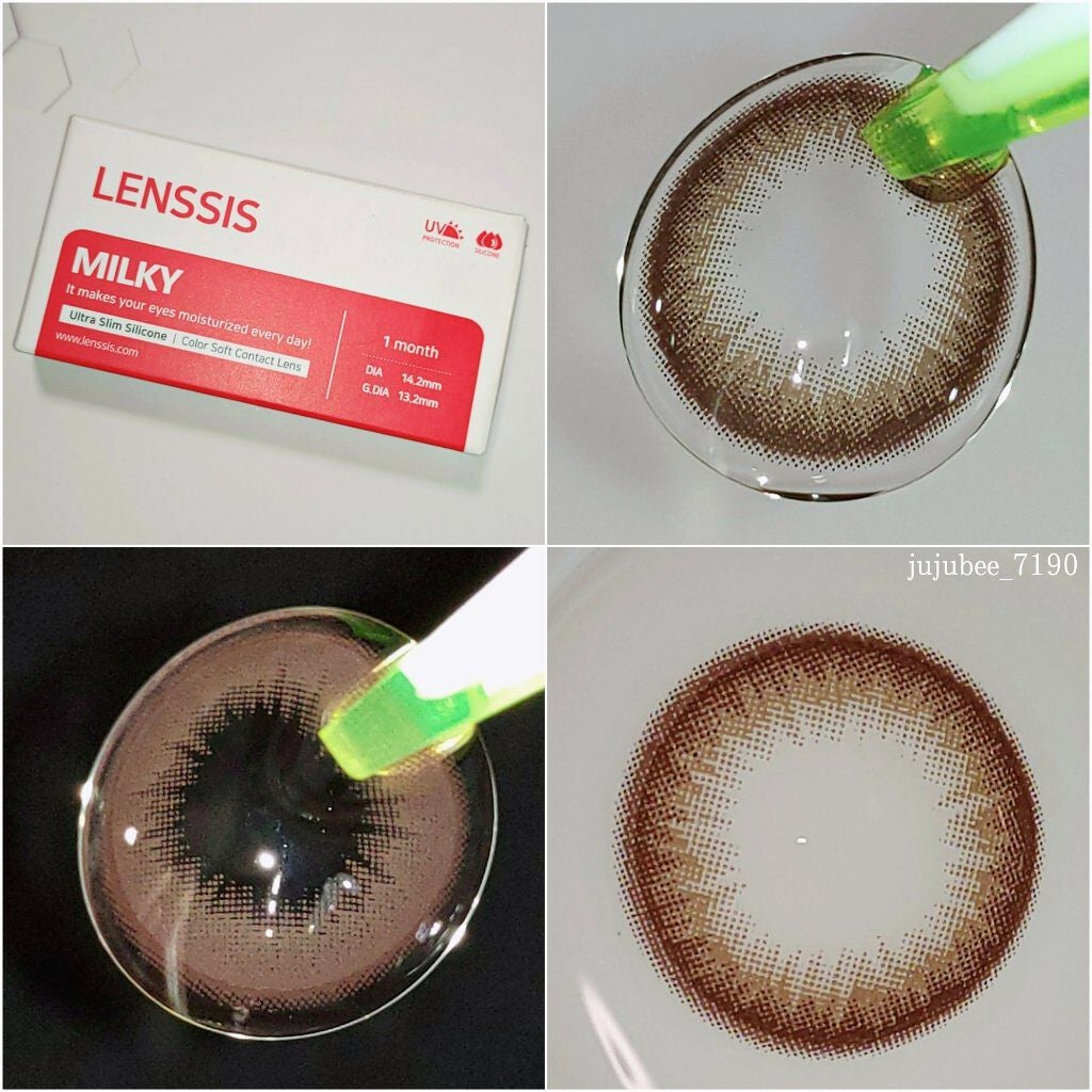 ミルキーシリーズ/LENSSIS/カラーコンタクトレンズを使ったクチコミ(2枚目)