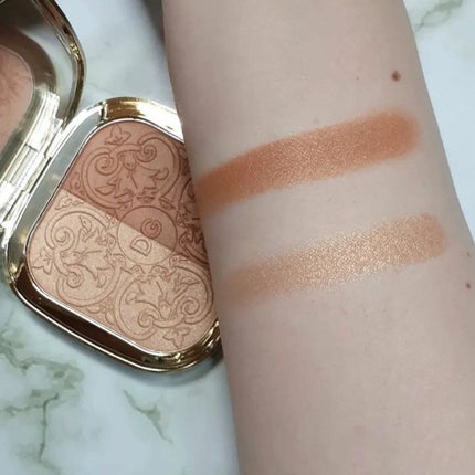 ソーラーグロウ イルミネーティングパウダー デュオ/DOLCE&GABBANA BEAUTY/ハイライトを使ったクチコミ(5枚目)