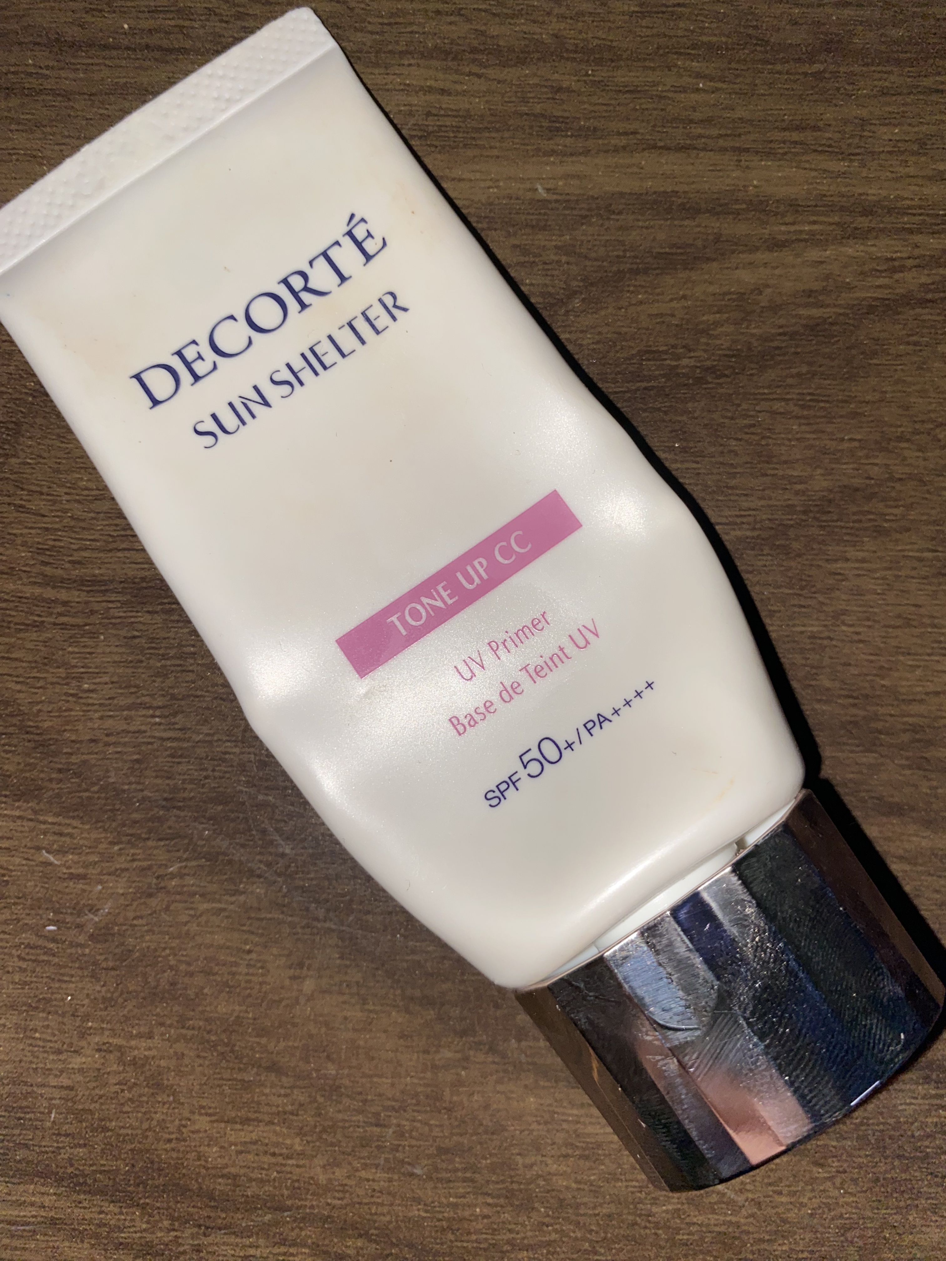 サンシェルター　マルチ プロテクション　トーンアップＣＣ/DECORTÉ/化粧下地を使ったクチコミ（1枚目）