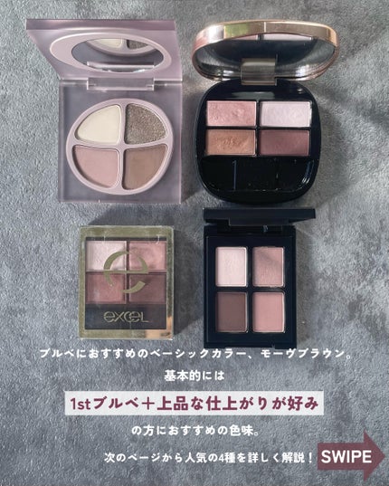 コントゥアリング アイシャドウ/DECORTÉ/アイシャドウパレットを使ったクチコミ(2枚目)