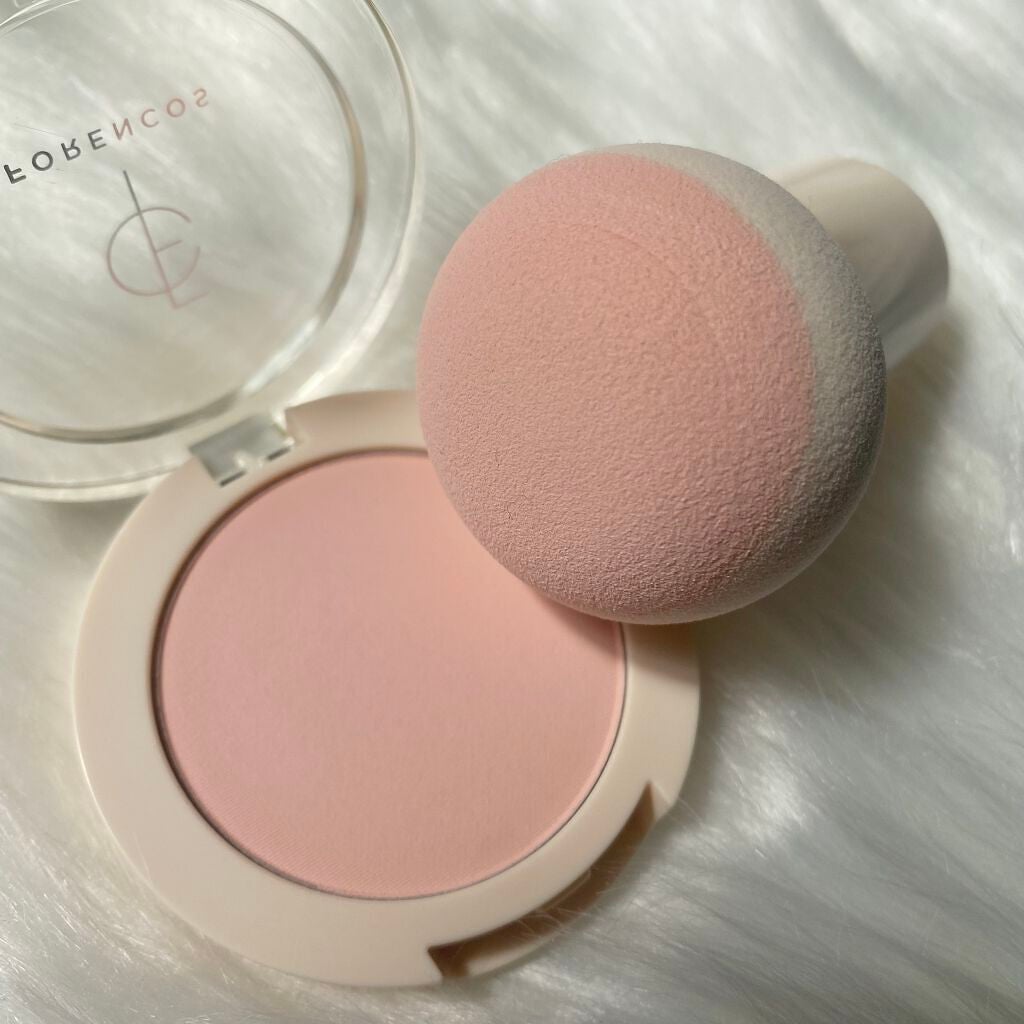 ベアブラッシャー パフ付き/フォレンコス/パウダーチークを使ったクチコミ(8枚目)