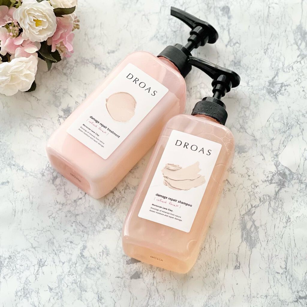 ダメージリペアシャンプー/トリートメント/DROAS/市販シャンプーを使ったクチコミ(5枚目)