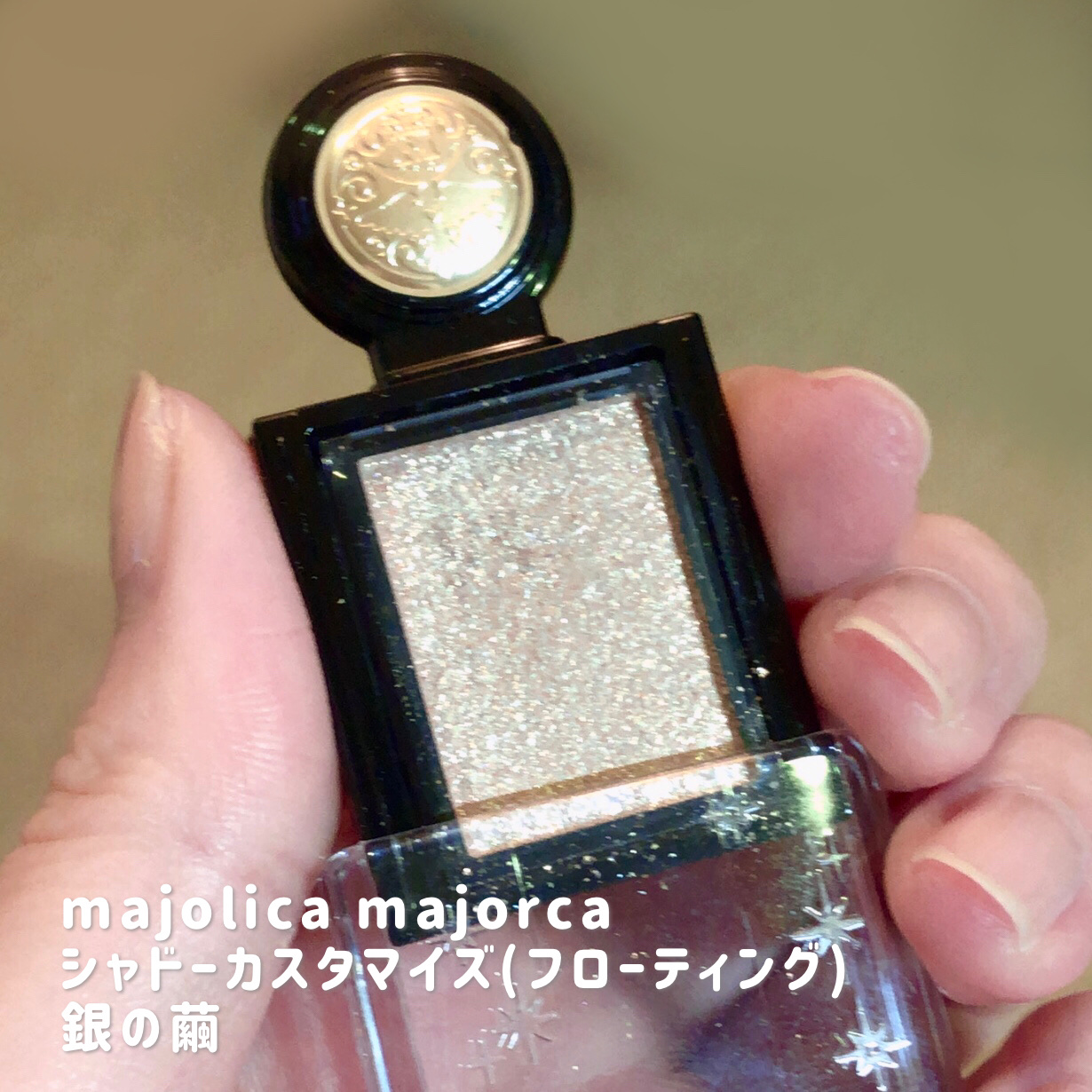 シャドーカスタマイズ (フローティング) BE223 銀の繭/MAJOLICA MAJORCA/単色アイシャドウを使ったクチコミ（3枚目）