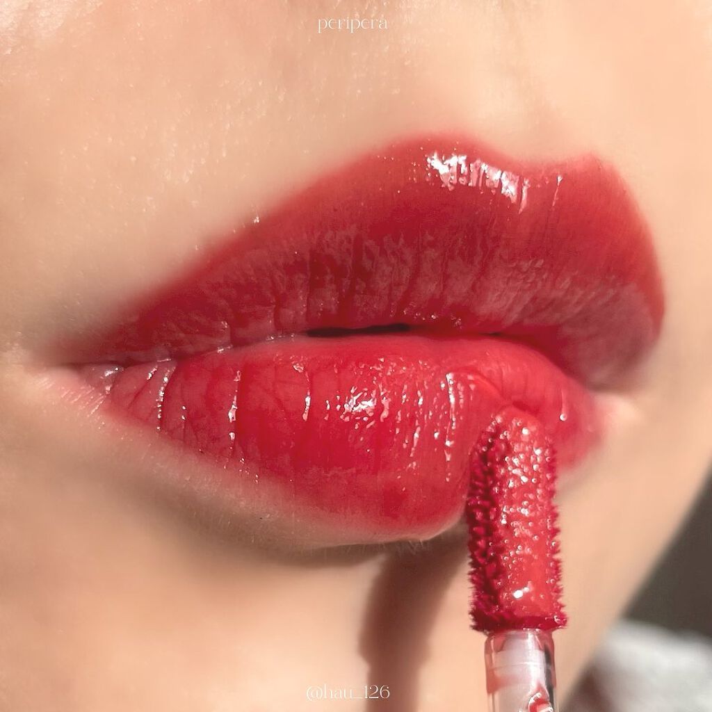 ペリペラ インク ムード グロイ ティント/PERIPERA/リップティントを使ったクチコミ(4枚目)