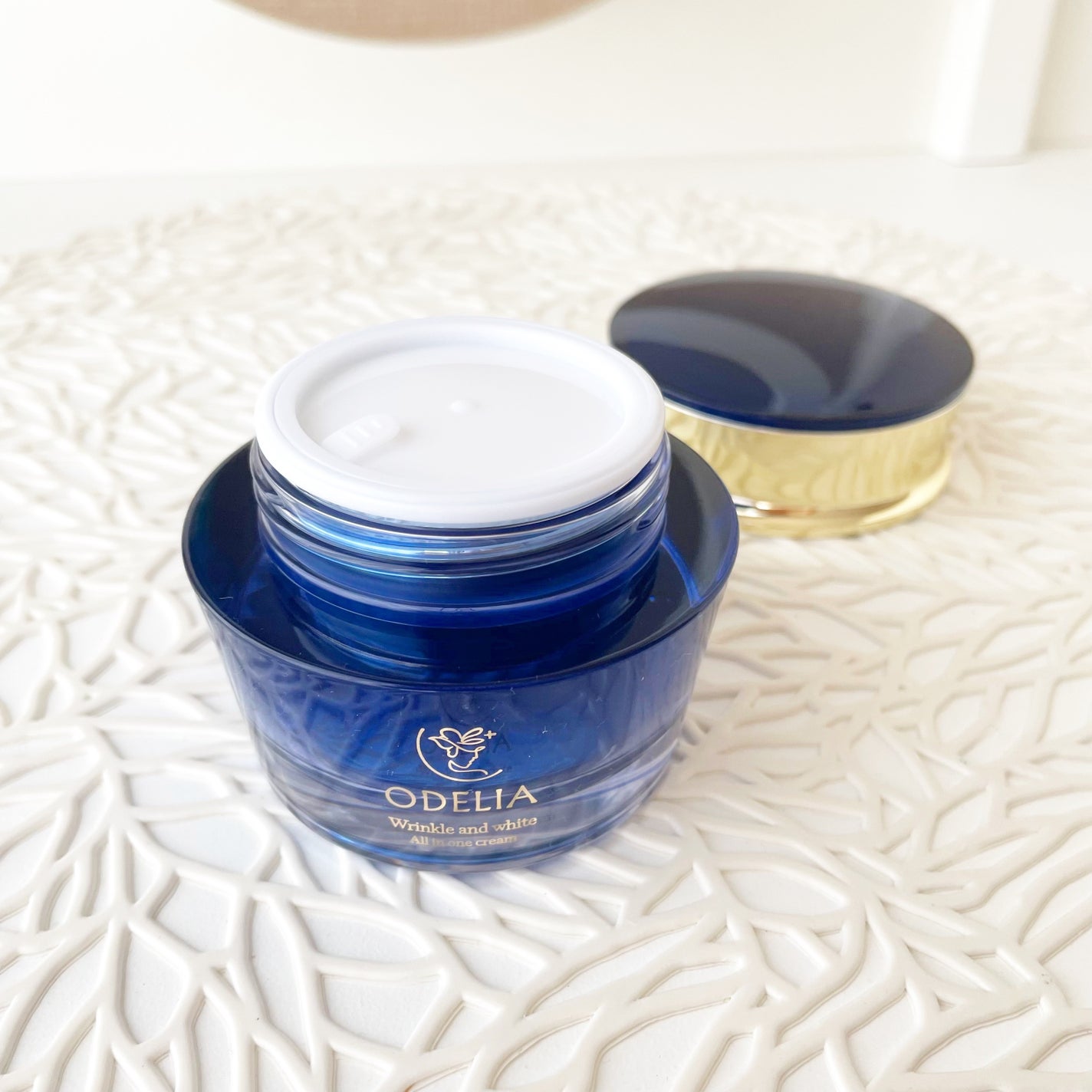 リンクル&ホワイト オールインワンクリーム/ODELIA/オールインワン化粧品を使ったクチコミ(2枚目)