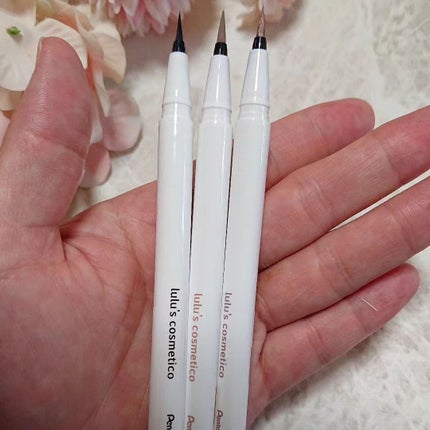 リキッドアイライナー/ルルズコスメティコ/リキッドアイライナーを使ったクチコミ(4枚目)