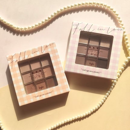 KEYBO FALL IN LOVE SHADOW PALETTE/keybo/アイシャドウパレットを使ったクチコミ(10枚目)