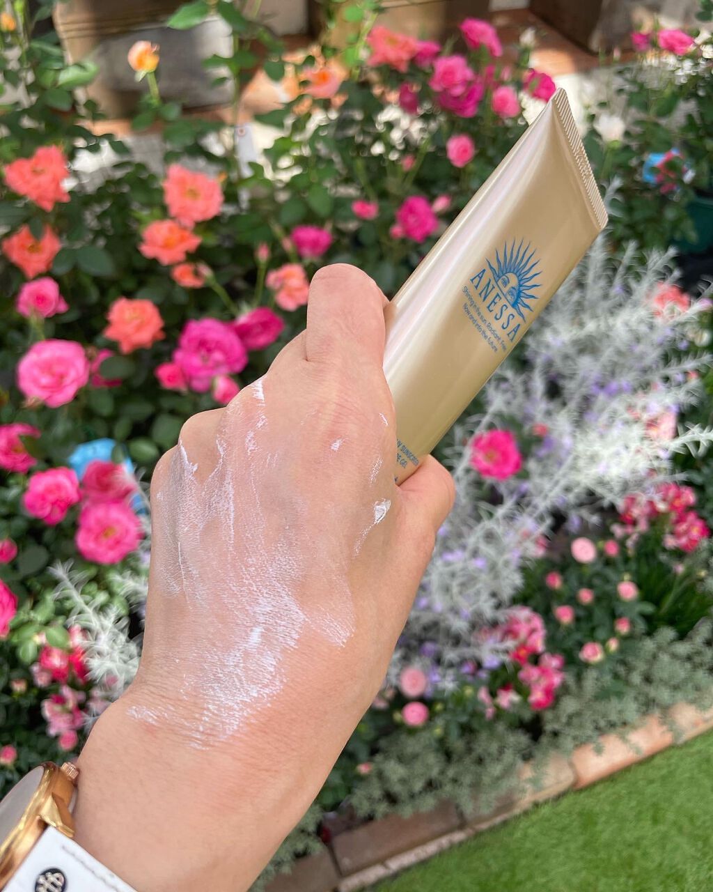 パーフェクトUV スキンケアジェル N/アネッサ/日焼け止め・UVケアを使ったクチコミ(4枚目)