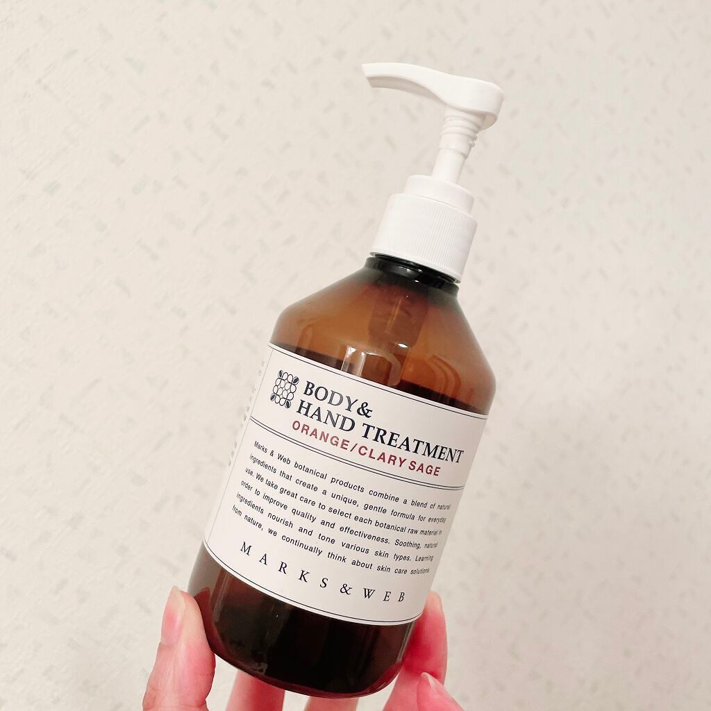 ハーバルボディ&ハンドローション オレンジ/クラリセージ MARKS&WEB