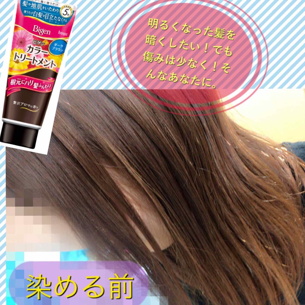 ビゲン カラートリートメント/ビゲン/洗い流すヘアトリートメントを使ったクチコミ(1枚目)