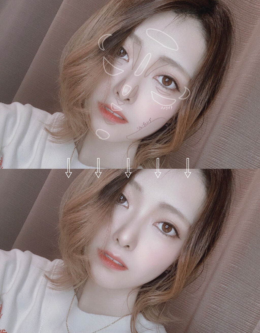 UR GLAM FACE GLOSS STICK/U R GLAM/ジェル・クリームチークを使ったクチコミ(2枚目)