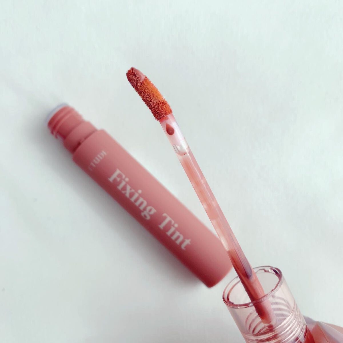 フィクシングティント バニラクリーム/ETUDE/リップティントを使ったクチコミ（2枚目）