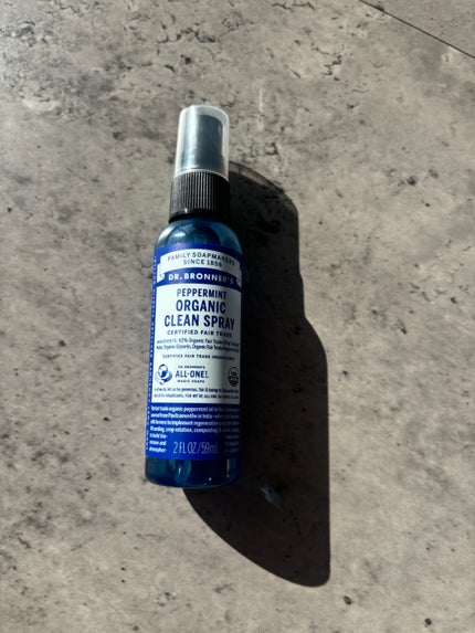 オーガニッククリーンスプレー ペパーミント/ドクターブロナー/その他を使ったクチコミ(1枚目)