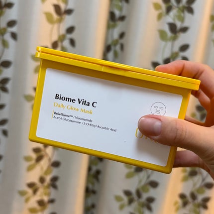 バイオームビタCグローデイリーシートマスク/UIQ/シートマスク・パックを使ったクチコミ(2枚目)