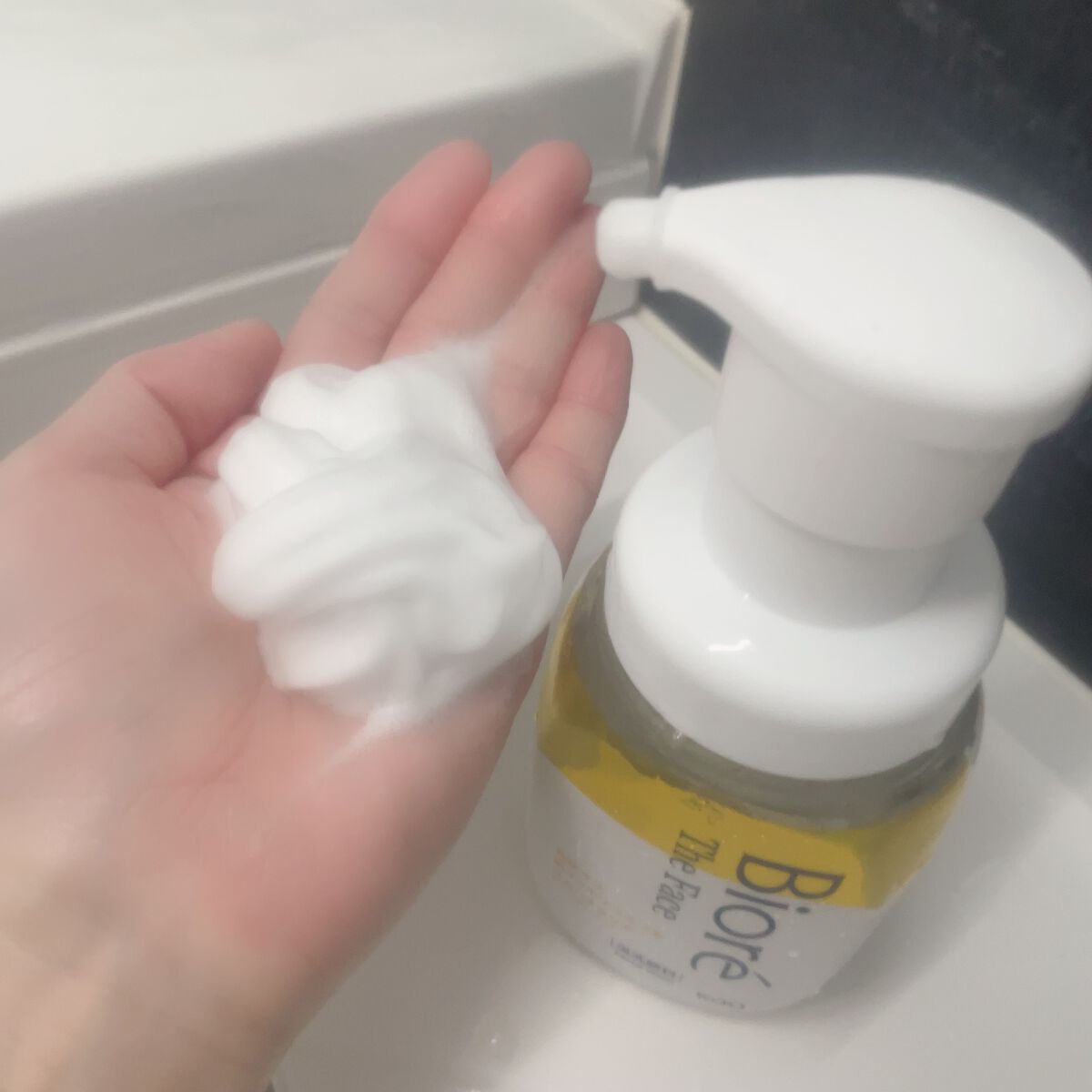 ビオレ ザフェイス 泡洗顔料 スムースクリア/ビオレ/泡洗顔を使ったクチコミ(4枚目)