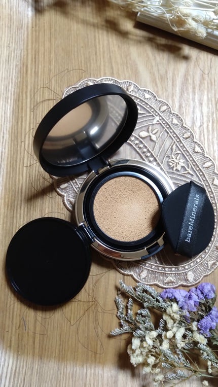 オリジナル ピュア セラム カバーアップ クッション/bareMinerals/クッションファンデーションを使ったクチコミ(2枚目)