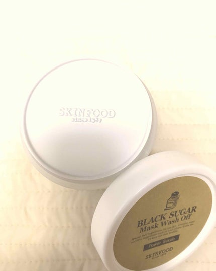 ブラックシュガーマスク ウォッシュオフ/SKINFOOD/洗い流すパック・マスクを使ったクチコミ(2枚目)