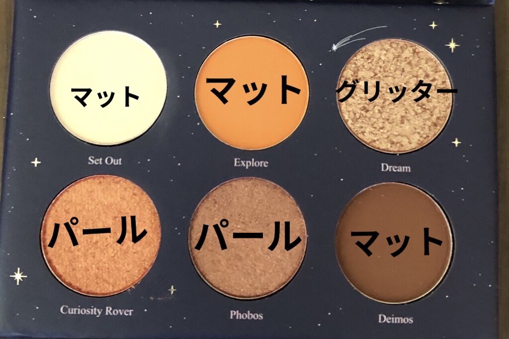 銀河系アイシャドウパレット/Ready to Shine/アイシャドウパレットを使ったクチコミ（2枚目）