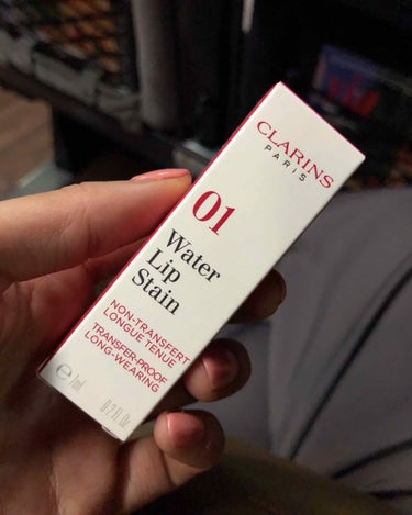 ウォーターリップ ステイン/CLARINS/リップケア・リップクリームを使ったクチコミ（1枚目）