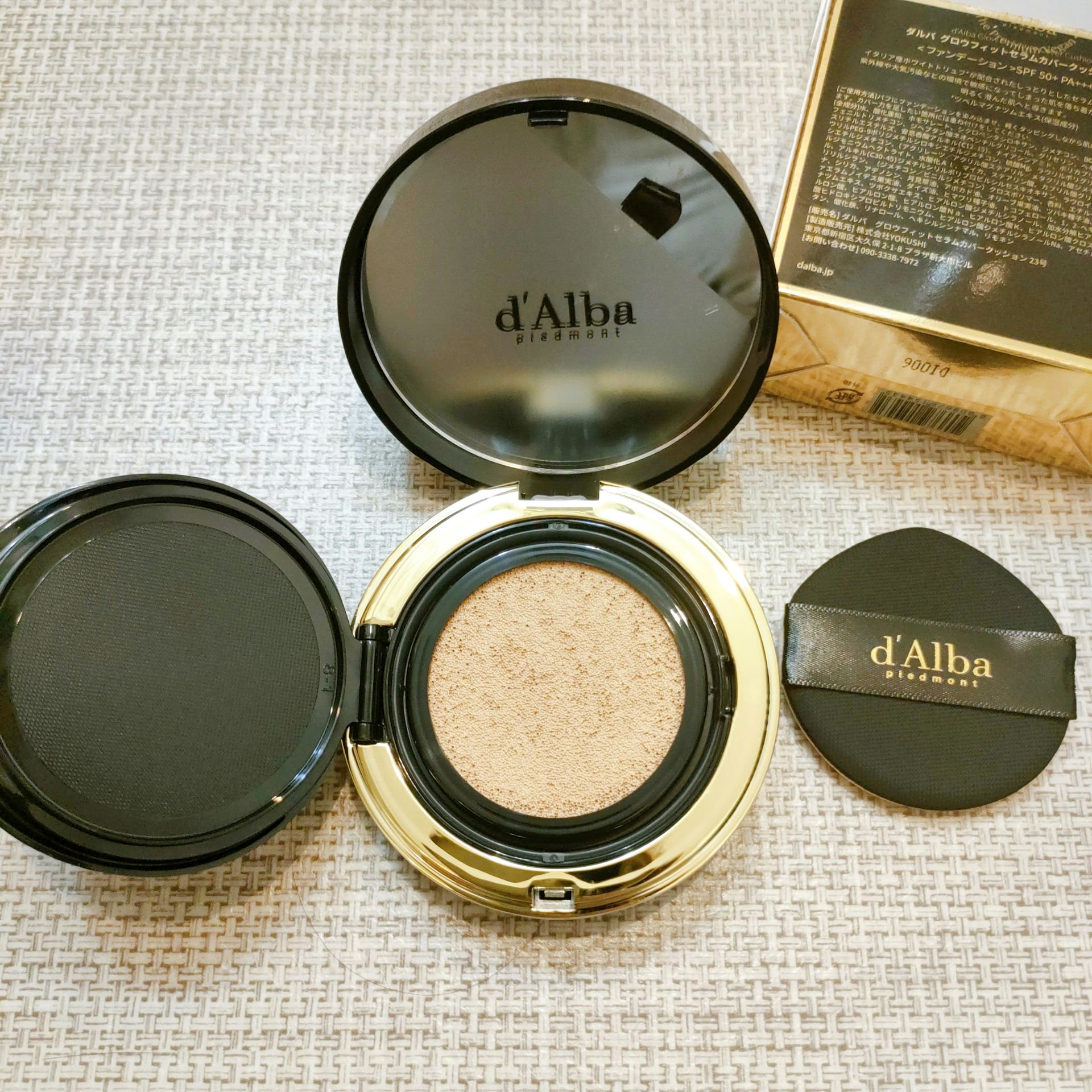 グロウフィットセラムカバークッション/ダルバ/クッションファンデーションを使ったクチコミ（2枚目）