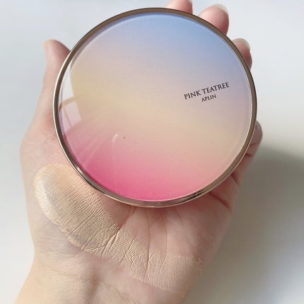 ピンクティーツリーカバーアップグロウクッション/APLIN/クッションファンデーションを使ったクチコミ(3枚目)