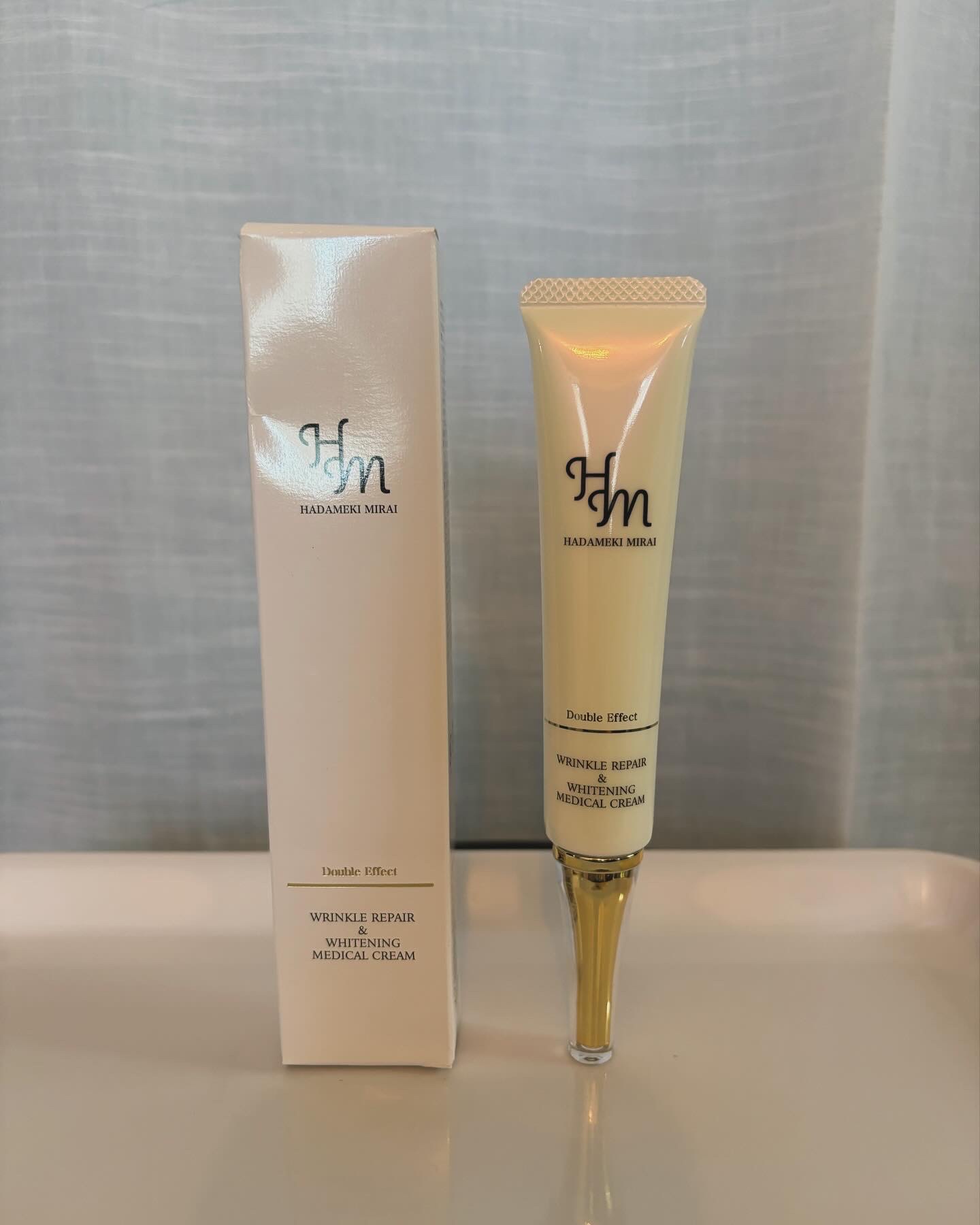 リンクルリペア&ホワイトニング メディカルクリーム/ハダメキミライ/アイケア・アイクリームを使ったクチコミ（1枚目）