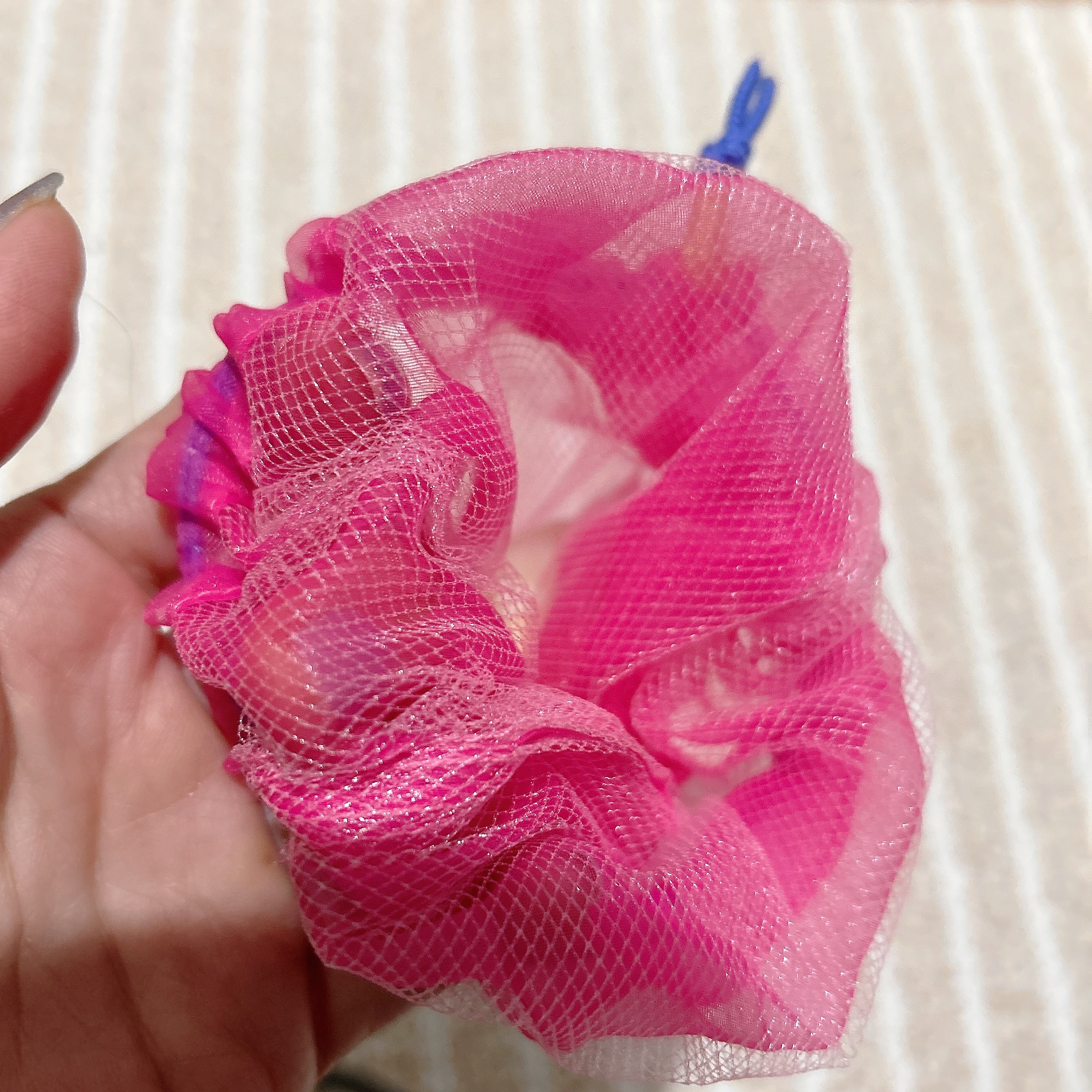 洗顔用泡立てポーチ バブルポーチ/石原商店/その他スキンケアグッズを使ったクチコミ（2枚目）