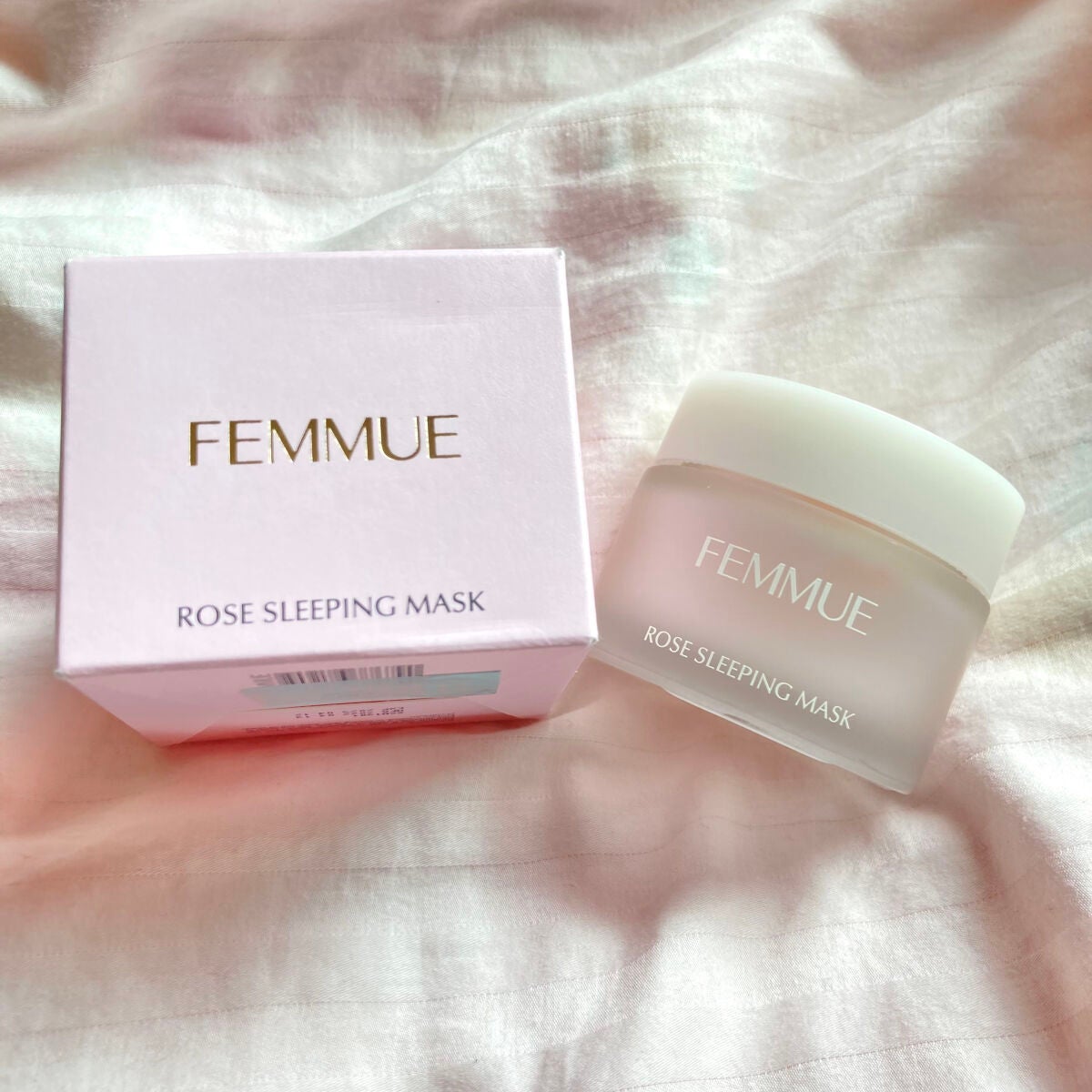 ローズウォーター スリーピングマスク/FEMMUE/フェイスクリームを使ったクチコミ(1枚目)