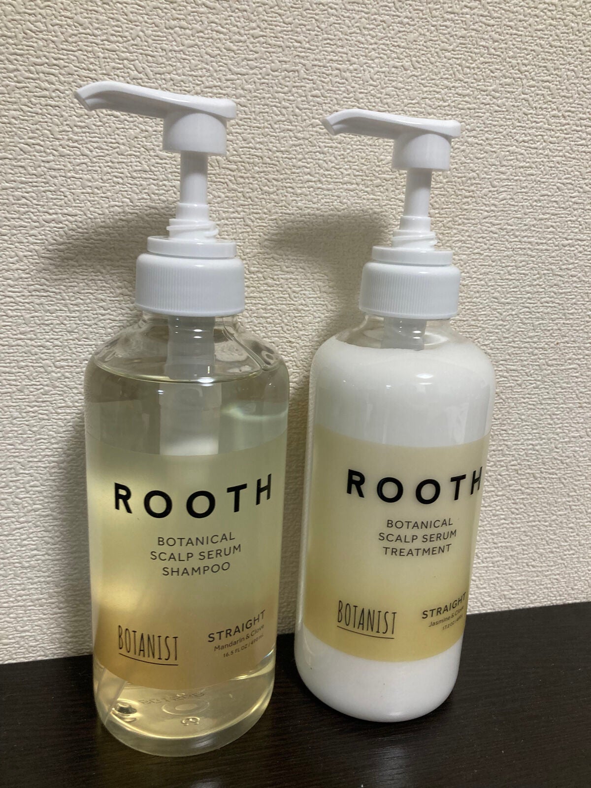 ルース ボタニカルスカルプセラム シャンプー・トリートメント(ストレート)/BOTANIST/市販シャンプーを使ったクチコミ(1枚目)