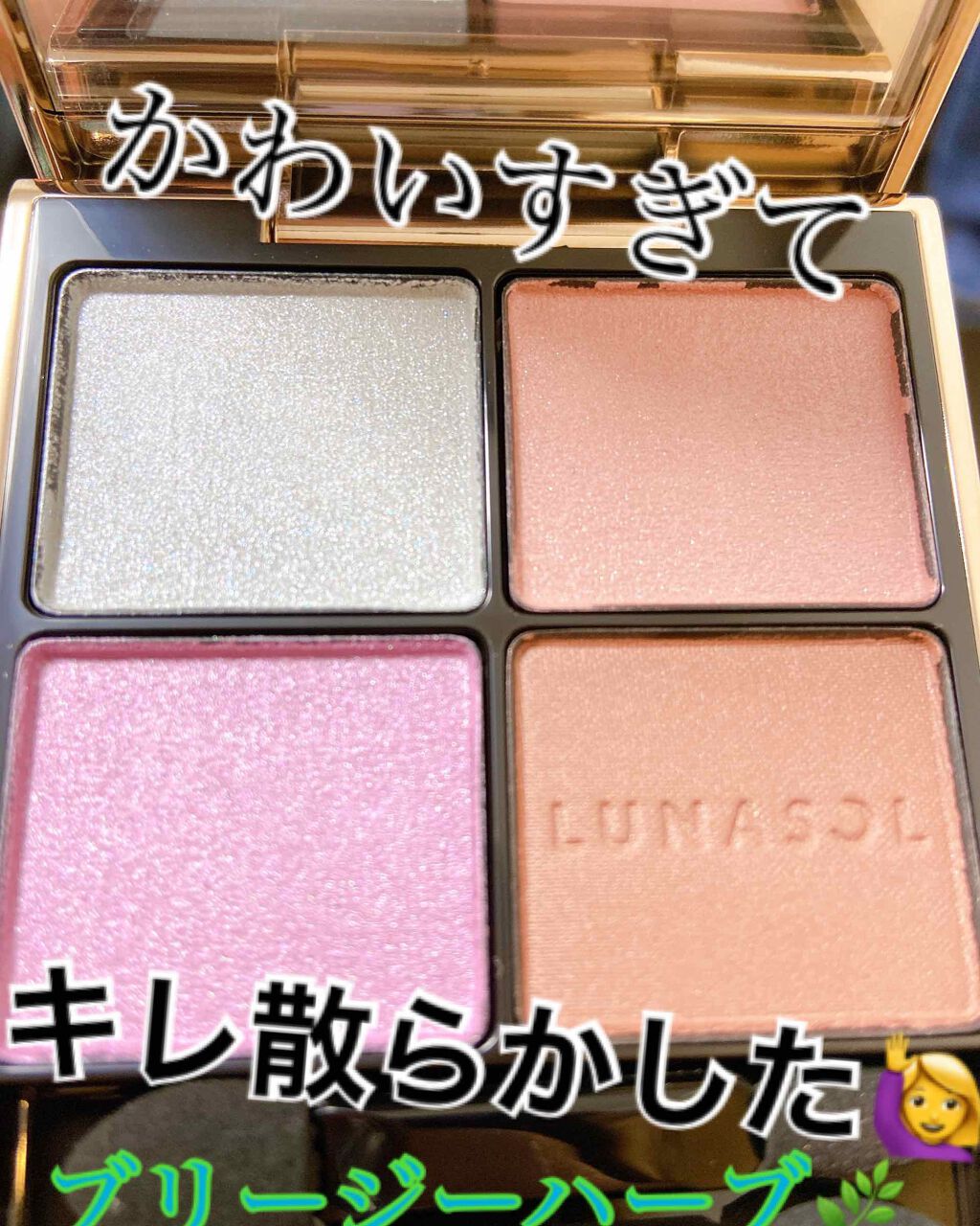 アイカラーレーション/LUNASOL/アイシャドウパレットを使ったクチコミ(1枚目)