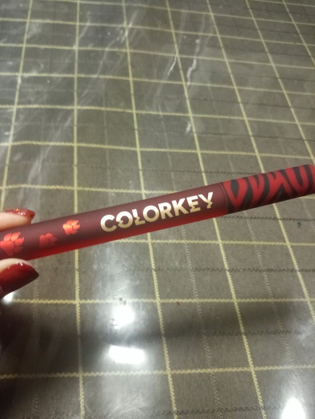 シャインミラーティント/COLORKEY/リップティントを使ったクチコミ（2枚目）